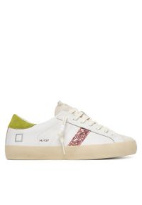 D.A.T.E. Sneakersy Hill Low W441-HL-CA Biały. Kolor: biały. Materiał: skóra #1