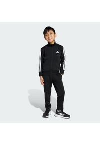 Adidas - Dres Essentials Climacool Kids. Okazja: na uczelnię. Kolor: czarny, biały, wielokolorowy. Materiał: dresówka. Styl: sportowy #1