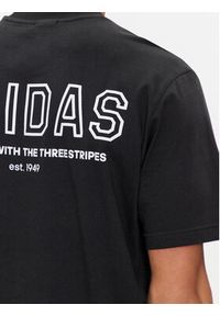 Adidas - adidas T-Shirt IR8363 Czarny Loose Fit. Kolor: czarny. Materiał: bawełna #5