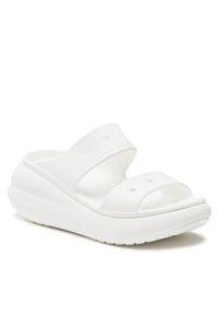 Crocs Klapki Classic Crush Sandal 207670 Biały. Kolor: biały