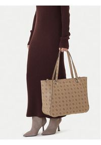 Guess Torebka Calebra Travel TWLP95 36024 Beżowy. Kolor: beżowy. Materiał: skórzane