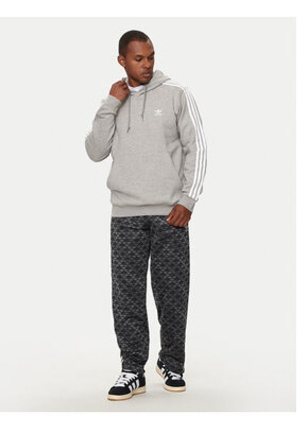 Adidas - adidas Bluza adicolor Classics 3-Stripes IL2496 Szary Regular Fit. Kolor: szary. Materiał: bawełna