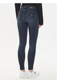 Tommy Jeans Jeansy Nora DW0DW19257 Granatowy Skinny Fit. Kolor: niebieski