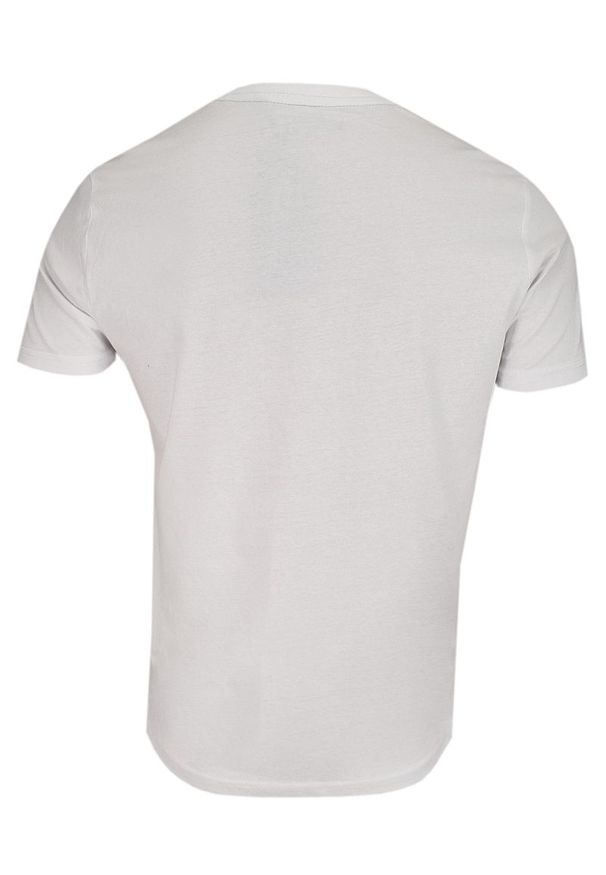 Brave Soul - Biały T-Shirt (Koszulka) z Nadrukiem -BRAVE SOUL- Męski, Brodacz, Okrągły Dekolt, Barber, Twarze. Okazja: na co dzień. Kolor: biały. Materiał: bawełna. Wzór: nadruk. Styl: casual