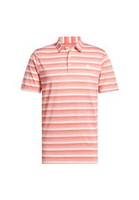 Adidas - Two-Color Striped Polo Shirt. Typ kołnierza: polo. Kolor: biały, czerwony, wielokolorowy. Materiał: materiał. Styl: elegancki #2