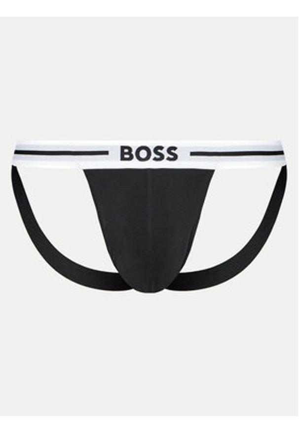 BOSS Komplet slipów Jock Strap 50517823 Czarny. Kolor: czarny. Materiał: bawełna