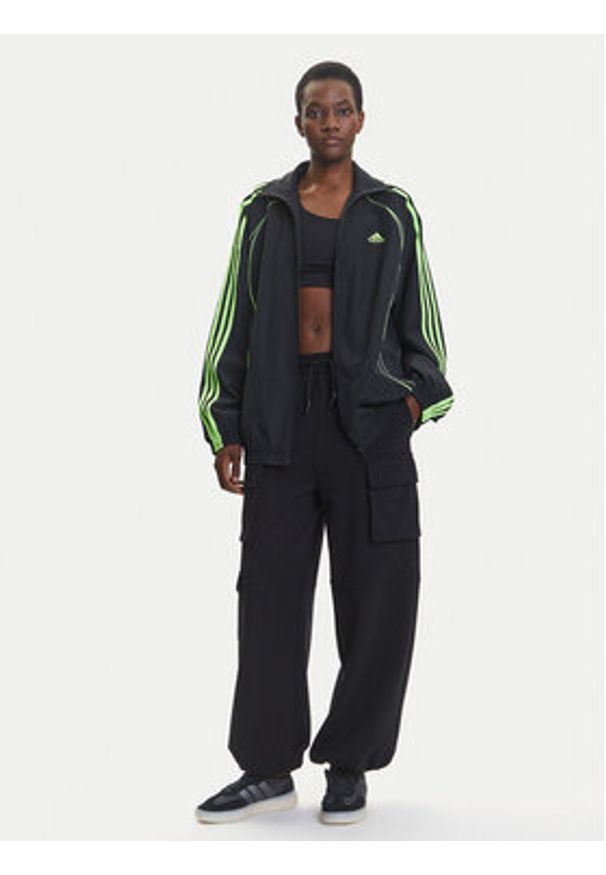 Adidas - adidas Bluza Teamgeist adicolor JY2585 Czarny Oversize. Kolor: czarny. Materiał: syntetyk