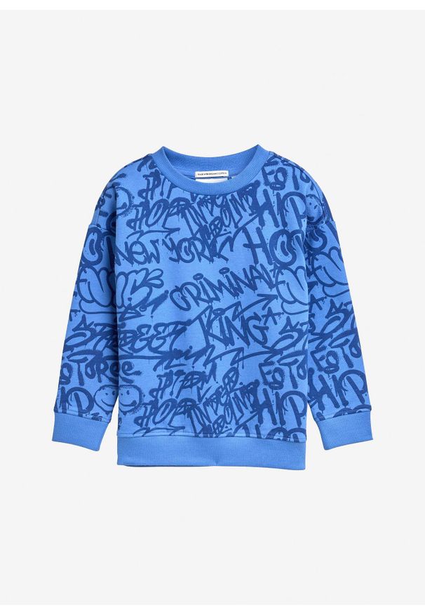 bonprix - Bluza marki Tom Tailor. Kolor: niebieski. Materiał: bawełna