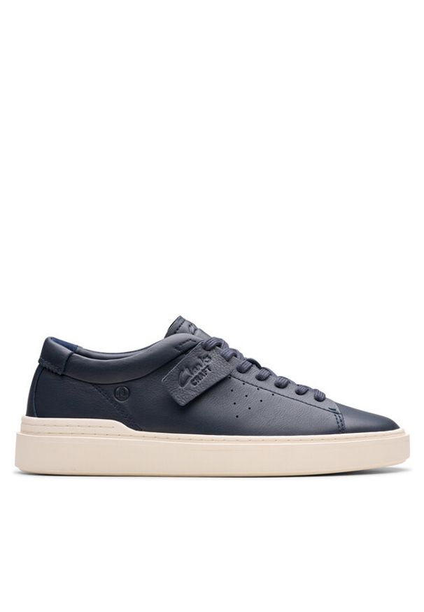 Clarks Sneakersy Craft Swift 26176133 Granatowy. Kolor: niebieski. Materiał: skóra