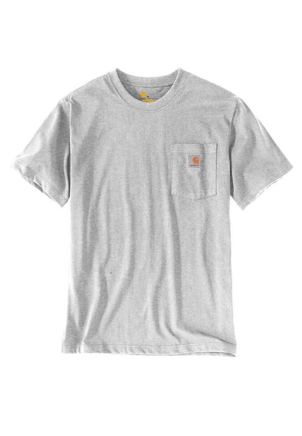 Koszulka sportowa męska T-shirt Carhartt Heavyweight Pocket K87. Kolor: szary