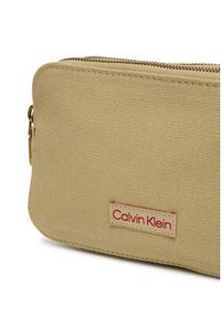 Calvin Klein Torebka Webbing Strap Canvas Camera Bag LV04F3385G Beżowy. Kolor: beżowy #6
