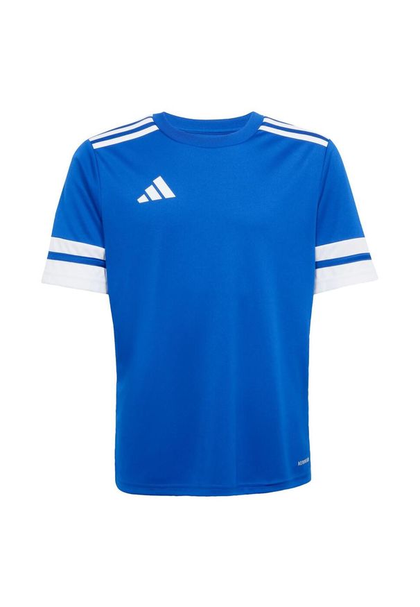 Adidas - Koszulka Squadra 25 Kids. Kolor: biały, wielokolorowy, niebieski. Materiał: materiał