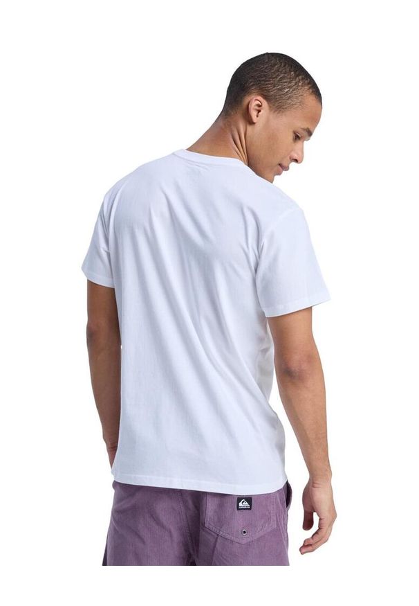 Quiksilver - Top typu tank dla ARCHIVE. Kolor: biały. Materiał: tkanina, elastan, bawełna. Wzór: haft