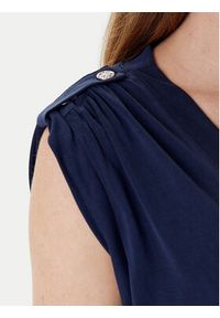 Guess Bluzka W5YP52 KCYW2 Granatowy Regular Fit. Kolor: niebieski #5