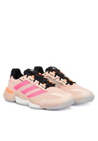 Adidas - adidas Buty halowe Stabil 16 JR9540 Różowy. Kolor: różowy. Materiał: materiał #5