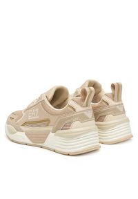 EA7 Emporio Armani Sneakersy 7X000308 AF18447 MZ240 Beżowy. Kolor: beżowy. Materiał: skóra