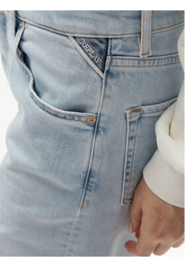Replay Jeansy WA517.000.77365C Niebieski Relaxed Fit. Kolor: niebieski