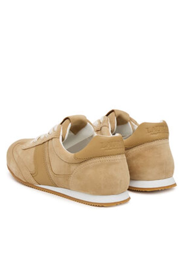 Lauren Ralph Lauren - LAUREN RALPH LAUREN Sneakersy Dani Lw 802P15837001 Beżowy. Kolor: beżowy. Materiał: zamsz, skóra