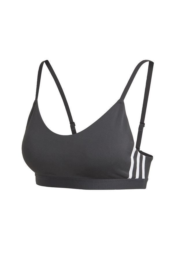 Biustonosz damski Adidas All Me biustonosz sportowy. Kolor: biały, wielokolorowy, czarny. Materiał: materiał, poliester