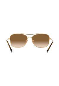 Ray-Ban okulary przeciwsłoneczne 0RB3799 kolor brązowy. Kształt: owalne. Kolor: brązowy #4
