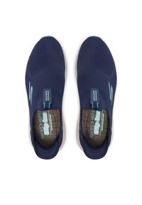 skechers - Skechers Sneakersy Skechers Slip-ins: Max Cushioning Elite 2.0 129611 Niebieski. Kolor: niebieski. Materiał: mesh, materiał
