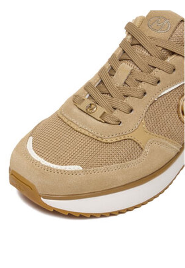 MEXX Sneakersy EO-MI001011461W Beżowy. Kolor: beżowy. Materiał: materiał