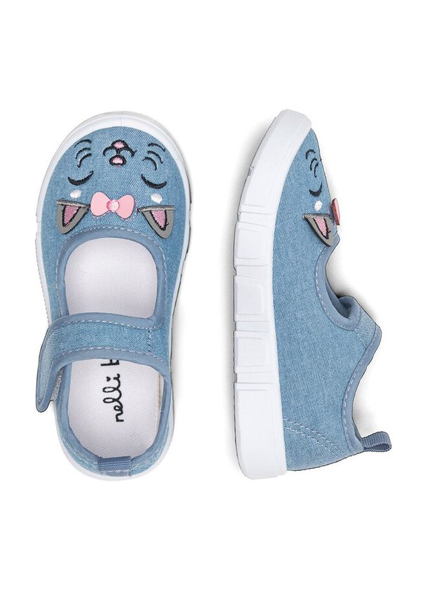 Kapcie Nelli Blu. Kolor: niebieski