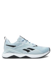 Reebok Sneakersy NANOFLEX TR 2 100033772 Niebieski. Kolor: niebieski. Materiał: materiał