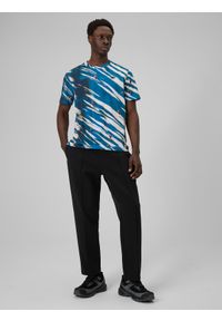 4f - 4F T-shirt regular z nadrukiem męski - multikolor M. Okazja: na co dzień. Kolor: wielokolorowy. Materiał: materiał. Wzór: nadruk. Styl: casual #2