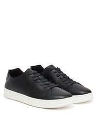 Calvin Klein Sneakersy Low Top Lace Up Unlined Lth HM0HM01885 Czarny. Kolor: czarny. Materiał: skóra