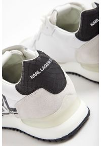 Karl Lagerfeld - SNEAKERSY KARL LAGERFELD. Materiał: zamsz, skóra, materiał. Wzór: nadruk, aplikacja