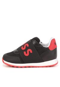 BOSS - Boss Sneakersy J09203 S Czarny. Kolor: czarny. Materiał: skóra #4