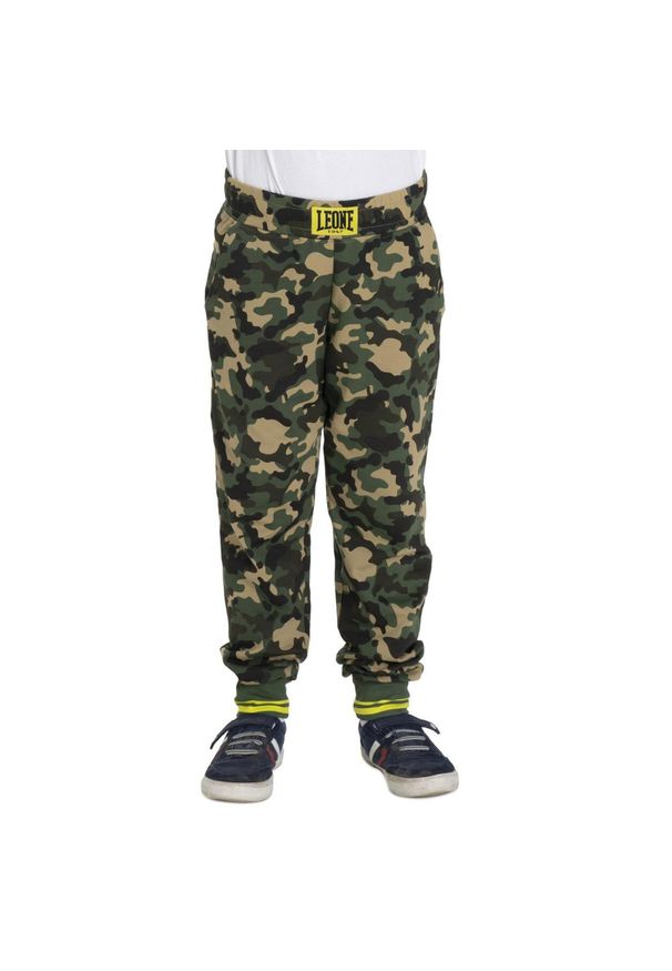 LEONE 1947 APPAREL - Dziecięce joggery Bold Camo. Kolor: brązowy, zielony, wielokolorowy. Sport: joga i pilates