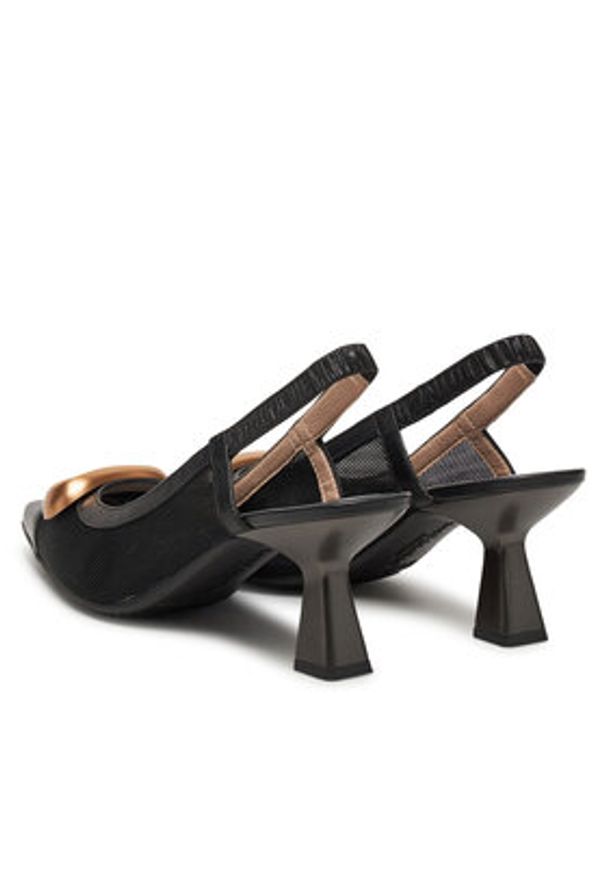 Hispanitas Sandały Nova HV253957 Czarny. Kolor: czarny. Materiał: skóra