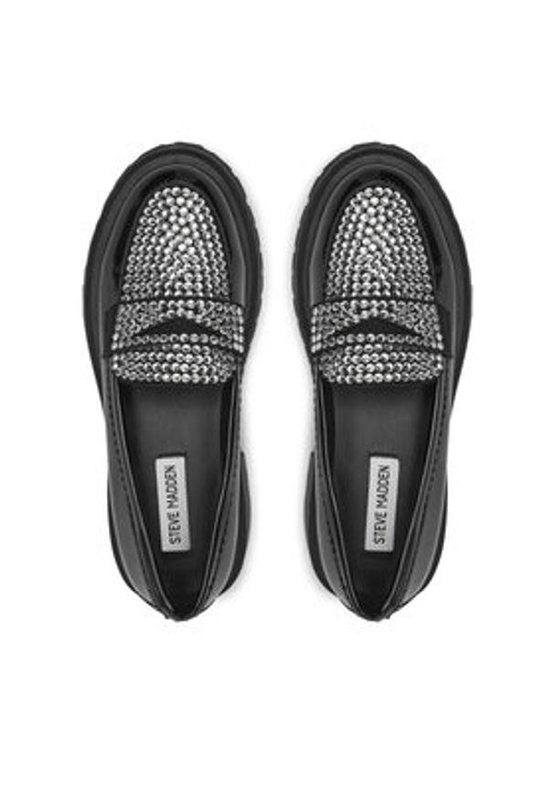 Steve Madden Loafersy Longhaul SM11003448 Czarny. Kolor: czarny. Materiał: skóra