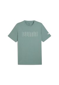 Koszulka graficzna Puma. Kolor: zielony