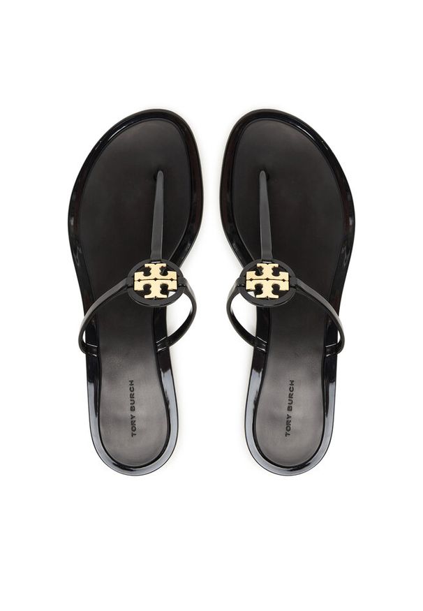 Japonki Tory Burch. Kolor: czarny