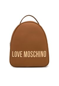 Love Moschino - LOVE MOSCHINO Plecak JC4197PP1MKD0201 Brązowy. Kolor: brązowy. Materiał: skóra