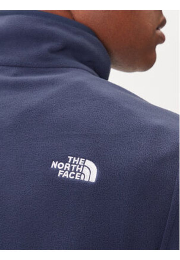 The North Face Polar Glacier NF0A8D0Q Granatowy Regular Fit. Kolor: niebieski. Materiał: syntetyk