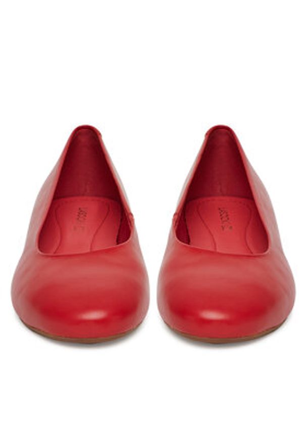 Lasocki Baleriny RST-ARABELLA-06 Czerwony. Kolor: czerwony. Materiał: skóra