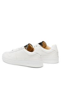 Philipp Plein - PHILIPP PLEIN Sneakersy Lo-Top Sneaker AABS MSC3715 PLE010N Biały. Kolor: biały. Materiał: skóra