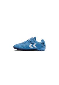 Dziecięce buty piłkarskie na rzepy Hummel Top Star Turf. Zapięcie: rzepy. Kolor: niebieski. Sport: piłka nożna