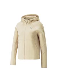 Bluza Sportowa Damska Puma Evostripe Fz. Kolor: beżowy. Sport: fitness