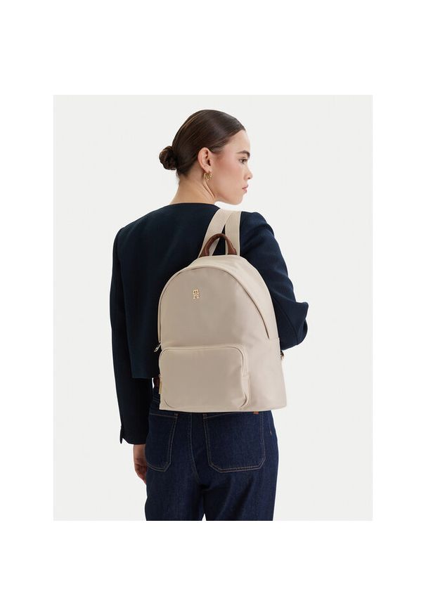 TOMMY HILFIGER - Plecak Tommy Hilfiger. Kolor: kremowy