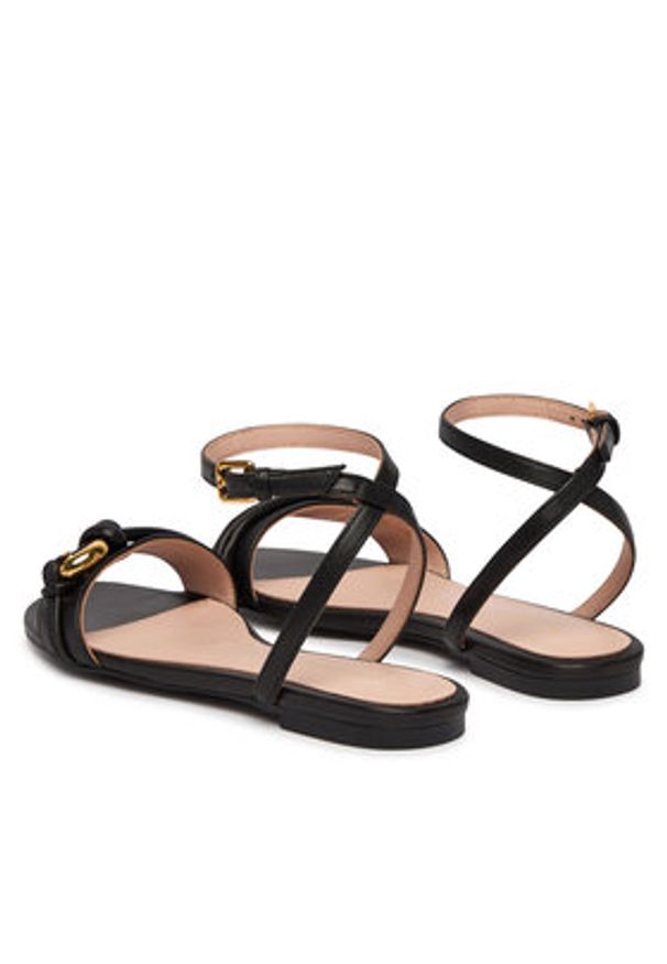 Coccinelle Sandały E4 U7S 18 02 01 Czarny. Kolor: czarny. Materiał: skóra