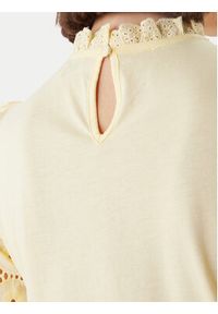 Morgan Bluzka 241-DULIE Żółty Regular Fit. Kolor: żółty. Materiał: bawełna #3