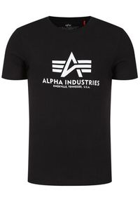 Alpha Industries T-Shirt Basic T-Shirt 100501 Czarny Regular Fit. Kolor: czarny. Materiał: bawełna #2