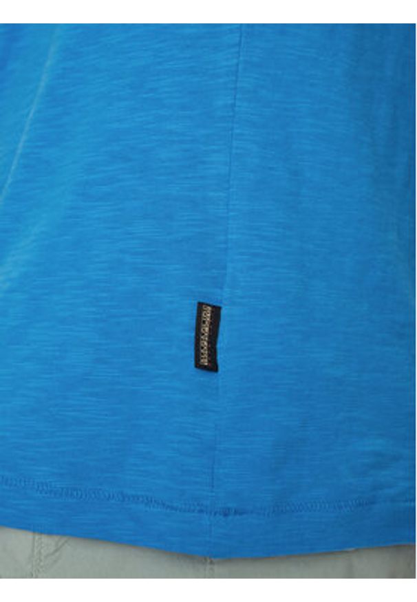 Napapijri T-Shirt S-Arbia NP0A4IE3 Niebieski Regular Fit. Kolor: niebieski. Materiał: bawełna