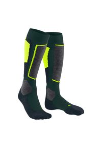 Podkolanówki Falke SK2 Intermediate. Kolor: zielony. Sport: narciarstwo #1