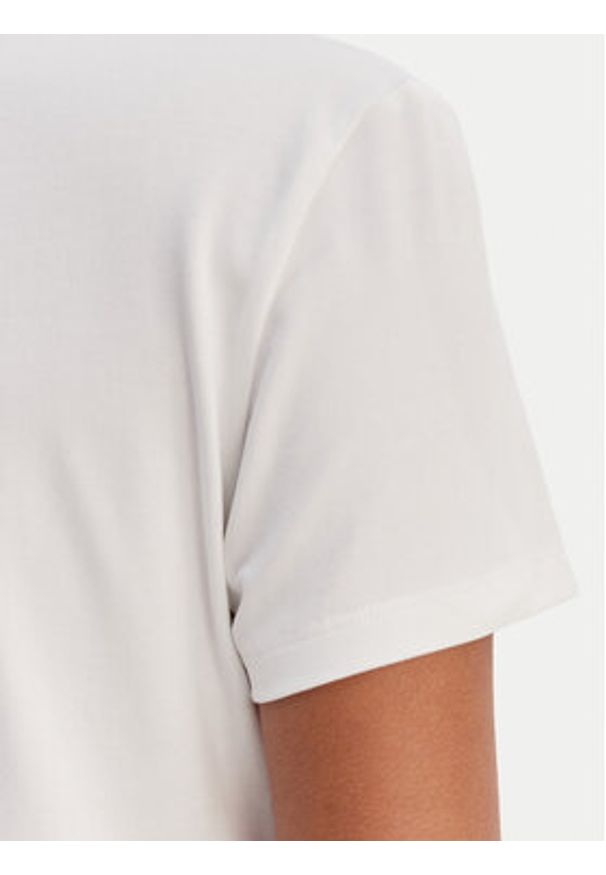 Fracomina T-Shirt FR26ST3002J401N5 Biały Regular Fit. Kolor: biały. Materiał: bawełna